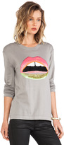 Thumbnail for your product : Markus Lupfer Neon Dip Lip Sweater