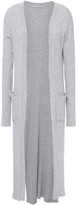 Thumbnail for your product : Cotton By Autumn Cashmere Mélange Ribbed Cotton Cardigan