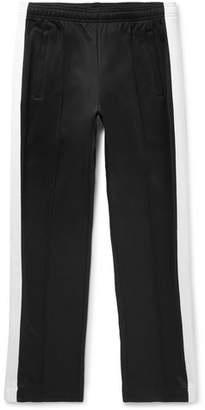 Sandro Striped Cotton-Blend Jersey Trousers - Men - Black