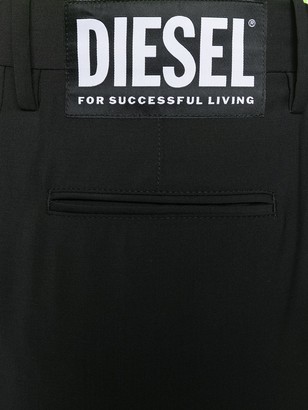 Diesel High-Waist Flared Trousers
