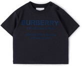 Thumbnail for your product : Burberry Baby Navy Horseferry T-Shirt