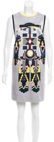 Thumbnail for your product : MSGM Robot Printed Satin Dress