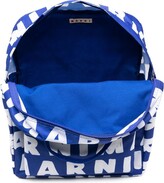 Thumbnail for your product : Marni Kids Logo Zipped Backpack