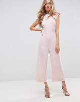 Thumbnail for your product : ASOS DESIGN Jumpsuit with High Neck and Wide Leg