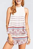 Thumbnail for your product : Show Me Your Mumu Walter V-Back Top