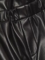 Thumbnail for your product : Alice + Olivia Reagan Vegan Leather Paperbag Shorts