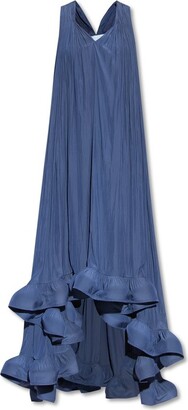 Lanvin V-Neck Sleeveless Dress
