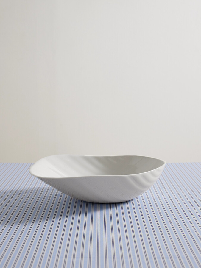 Gohar World - Sadaf Large Porcelain Bowl - Off-white