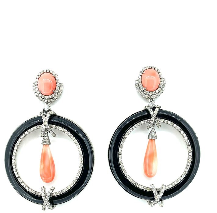 Coral Earrings | Shop the world's largest collection of fashion 