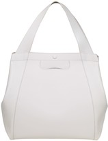 Thumbnail for your product : Maison Margiela Shopping Tote In White Leather