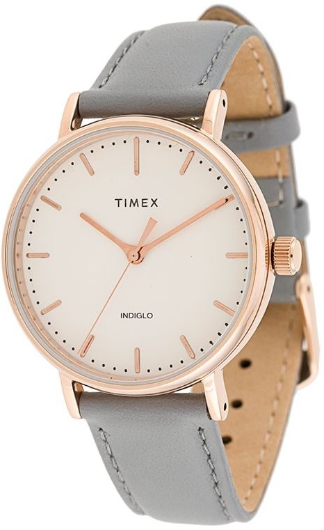 timex fairfield rose gold