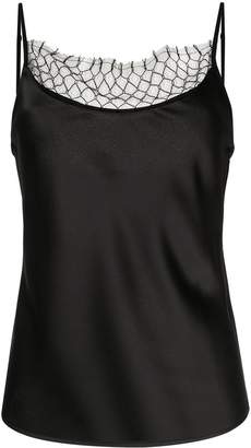 CHRISTOPHER ESBER lace-trimmed satin camisole