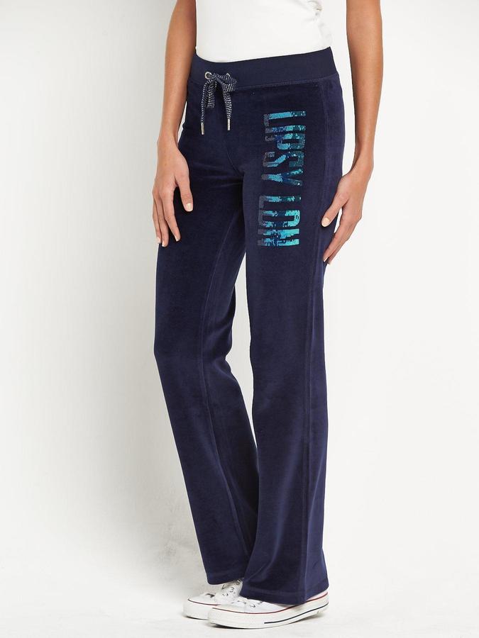 Lipsy Logo Love Sequin Tracksuit Joggers ShopStyle Activewear Trousers