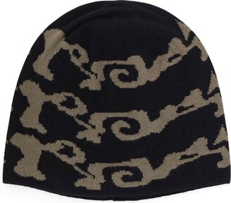 ROA Black Logo Beanie - ShopStyle Hats
