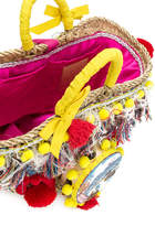 Thumbnail for your product : Emanuela Caruso pom-pom embellished tote