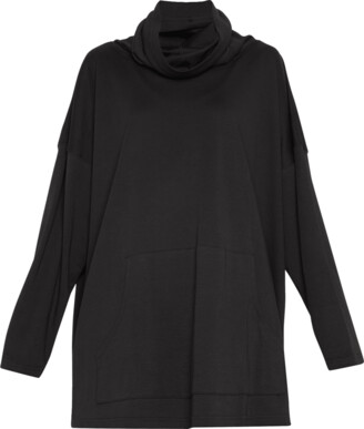 eskandar Monks Cowl-Neck Wool Pullover Top