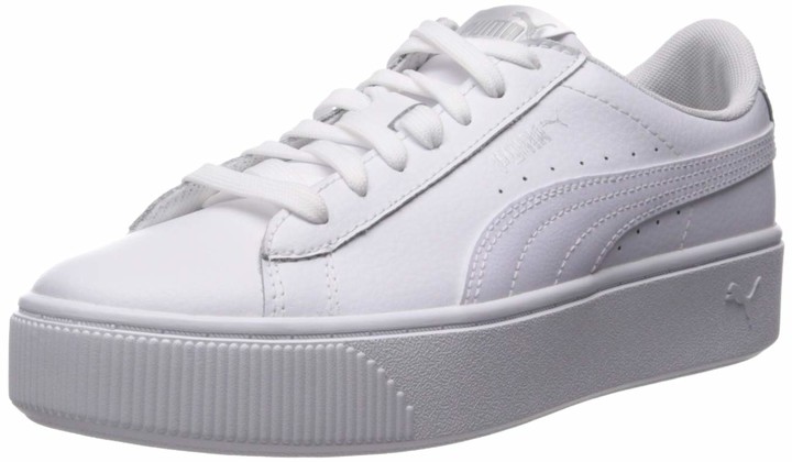 Puma Women's Vikky Stacked Sneaker White Whit 10 M US - ShopStyle