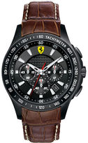 Thumbnail for your product : Ferrari Men's Scuderia Chronograph Black & Brown Watch