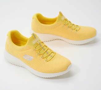 wide yellow shoes
