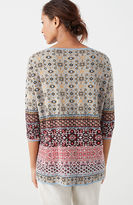 Thumbnail for your product : J. Jill Linen & Cotton Jacquard-Knit Pullover