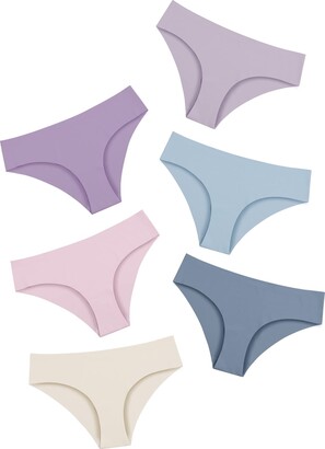 DEANGELMON Women Seamless Underwear Bikini Microfiber Panties No