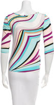Thumbnail for your product : Emilio Pucci Patterned V-Neck Top