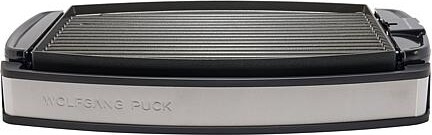 Wolfgang Puck Reversible Nonstick Grill and Griddle - Black