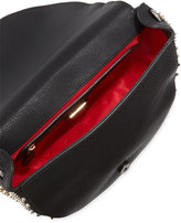 Thumbnail for your product : Christian Louboutin Panettone Spiked Chevron Messenger Bag, Black Multi