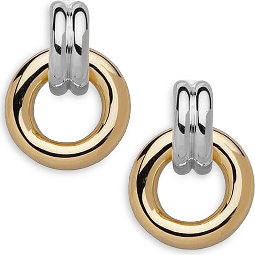 Jennifer Zeuner Jewelry Gina Circle Drop Earrings