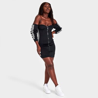 adidas Women's Jeremy Scott Off Shoulder Dress - ShopStyle