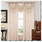 Thumbnail for your product : Kashi Home Madeline Crushed Satin Curtain Panels 53'' x 90'' - 2 Pack Beige