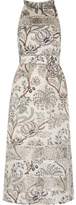Thumbnail for your product : Zimmermann Adorn Bell Paneled Floral-Print Silk-Organza And Silk-Crepe Midi Dress