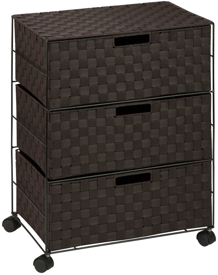HoneyCanDo 3Drawer Chest With Wheels ShopStyle