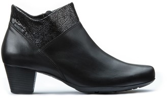Mephisto Michaela Leather Ankle Boots with Heel