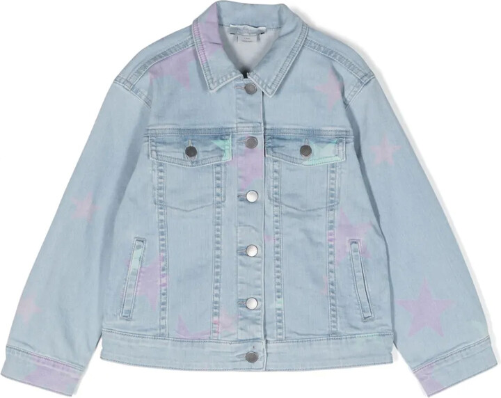 Stella McCartney Kids Stars-Print Denim Jacket