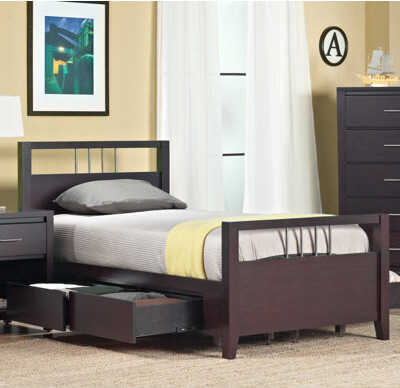 Latitude Run Nevis Platform Storage Bed In Espresso