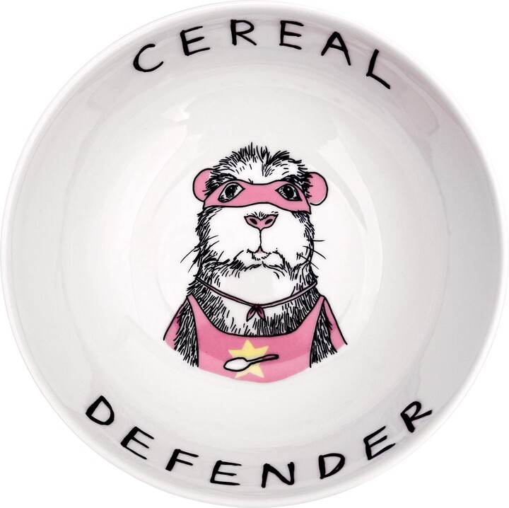 Jimbobart Cereal Defender Guinea Pig Bowl