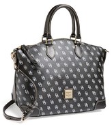 Thumbnail for your product : Dooney & Bourke Logo Print Leather Satchel