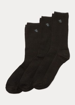 Ralph Lauren Ribbed Trouser Sock 3-Pack