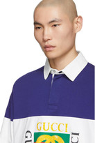 Thumbnail for your product : Gucci Blue Vintage Rugby Polo