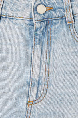 Stella McCartney Distressed Denim Shorts - Blue