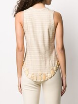 Thumbnail for your product : Romeo Gigli Pre-Owned Embellished Striped Blouse