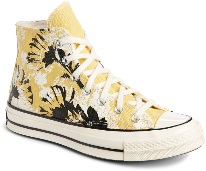 floral high top converse