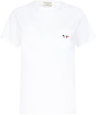 MAISON KITSUNÉ Tricolor Fox Patch T-Shirt