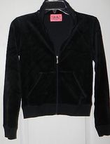 Thumbnail for your product : Juicy Couture New Girls/Juniors Black Velour Sweat Shirt/Jacket - size XS/P