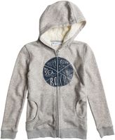 Thumbnail for your product : Roxy Girls sweater-lined zip-up hoody