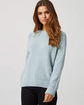 Thumbnail for your product : Le Château Metallic Knit Chenille Sweater