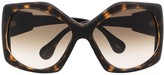 Thumbnail for your product : Gucci Eyewear Angular-Frame Oversized Sunglasses