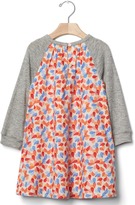 Thumbnail for your product : Gap Knit-sleeve print dress