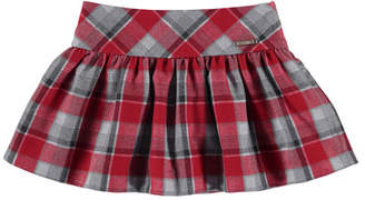 Mayoral Check A-line Skirt, Size 3-7